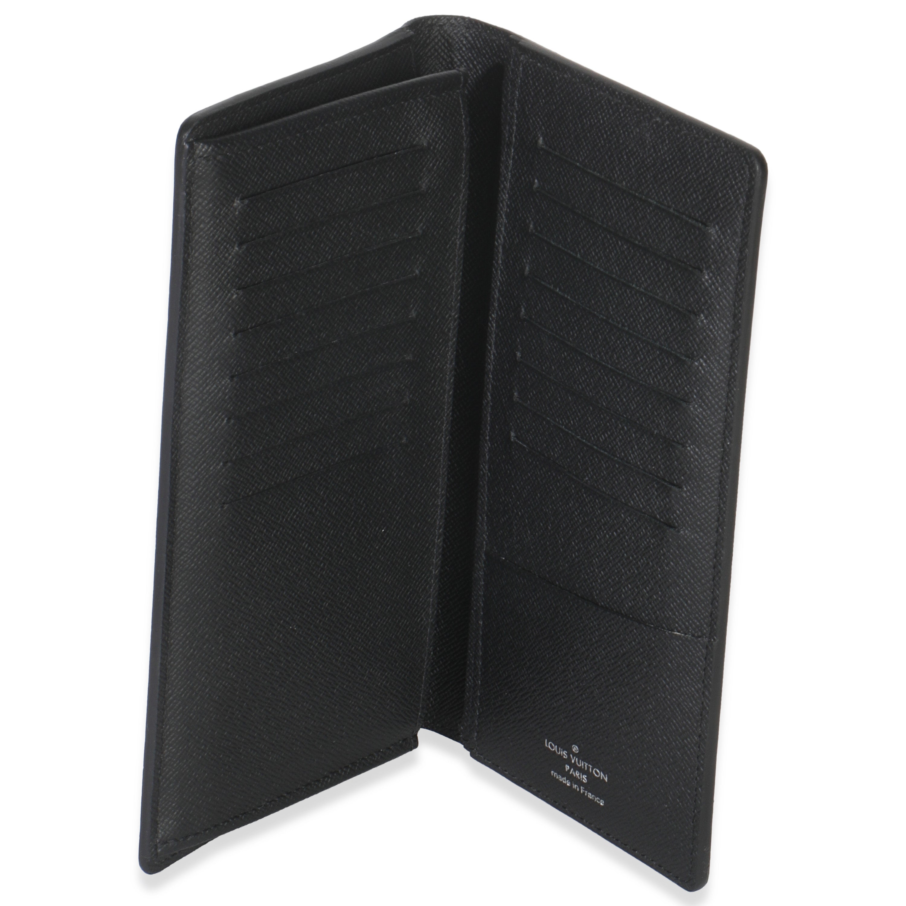 Louis Vuitton Monogram Eclipse Canvas Brazza Wallet