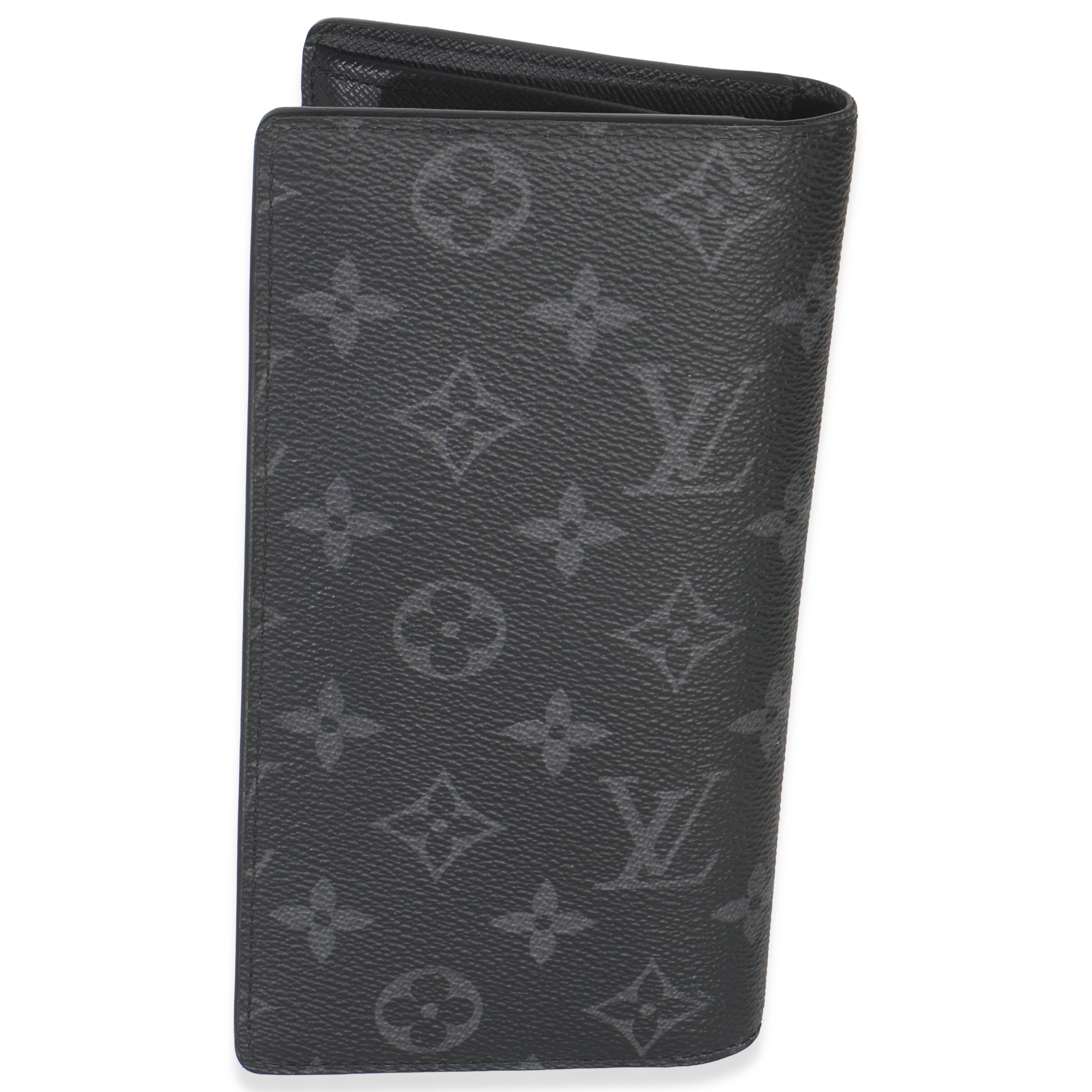 Louis Vuitton Monogram Eclipse Canvas Brazza Wallet