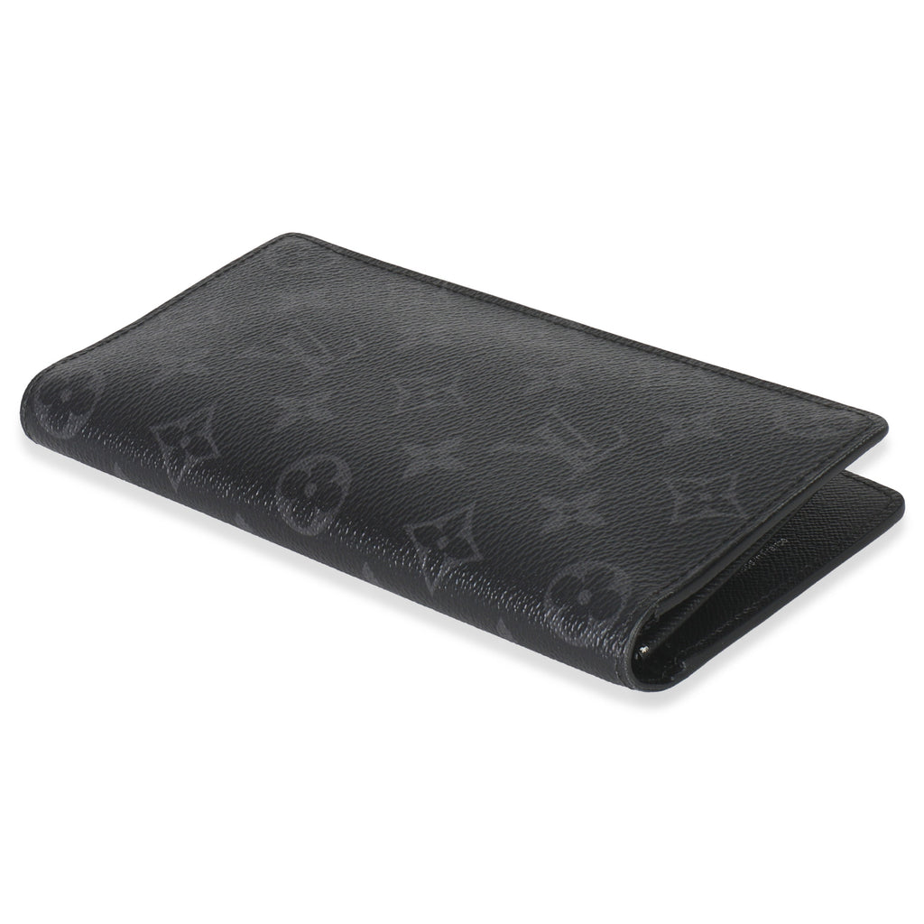 Louis Vuitton Monogram Eclipse Canvas Brazza Wallet