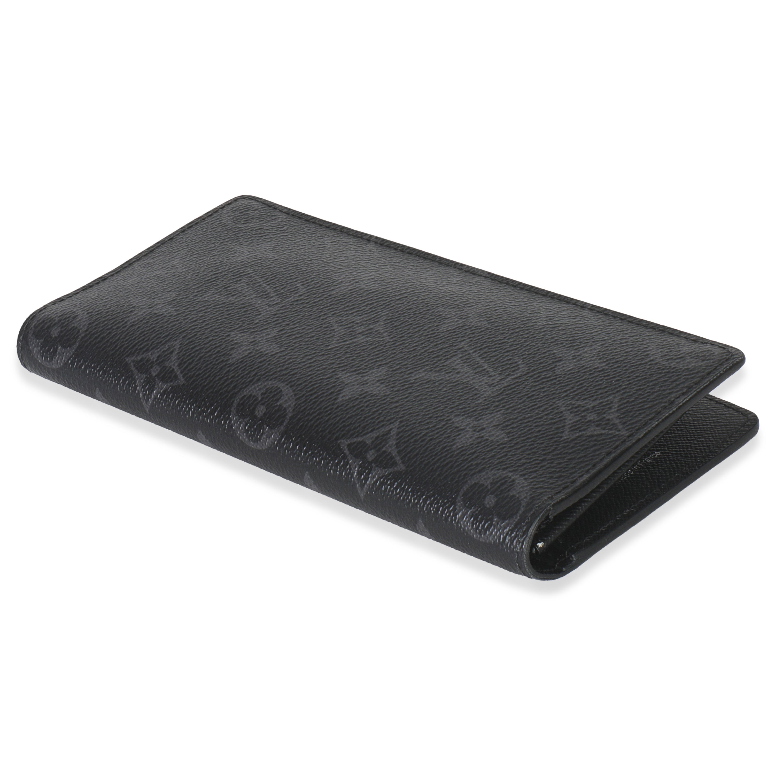 Louis Vuitton Monogram Eclipse Canvas Brazza Wallet