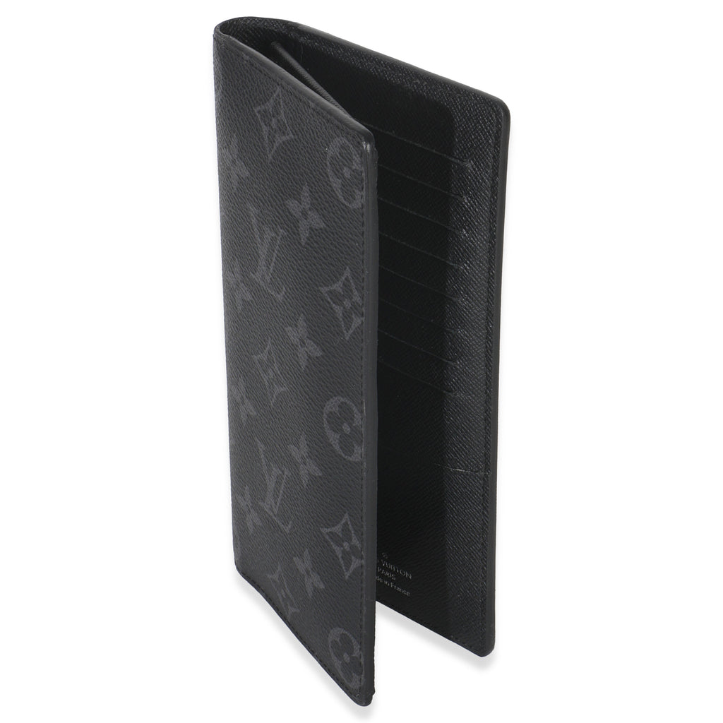 Louis Vuitton Monogram Eclipse Canvas Brazza Wallet