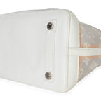 Louis Vuitton White Monogram Transparence Lockit East West
