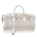 Louis Vuitton White Monogram Transparence Lockit East West