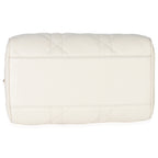 Christian Dior Dusty Ivory Macrocannage Calfskin Dior Groove 20 Bag
