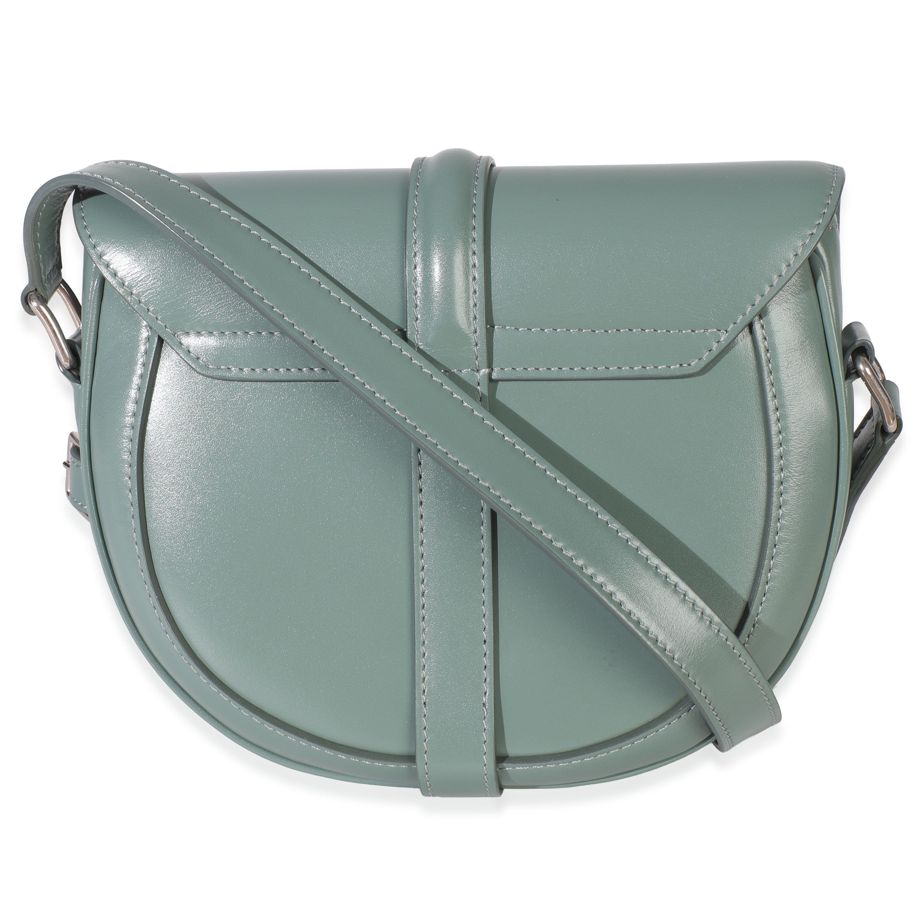 Celadon Satinated Calfskin Besace Small 16