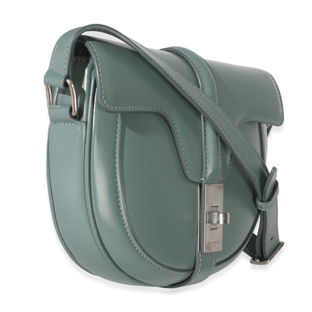 Celadon Satinated Calfskin Besace Small 16