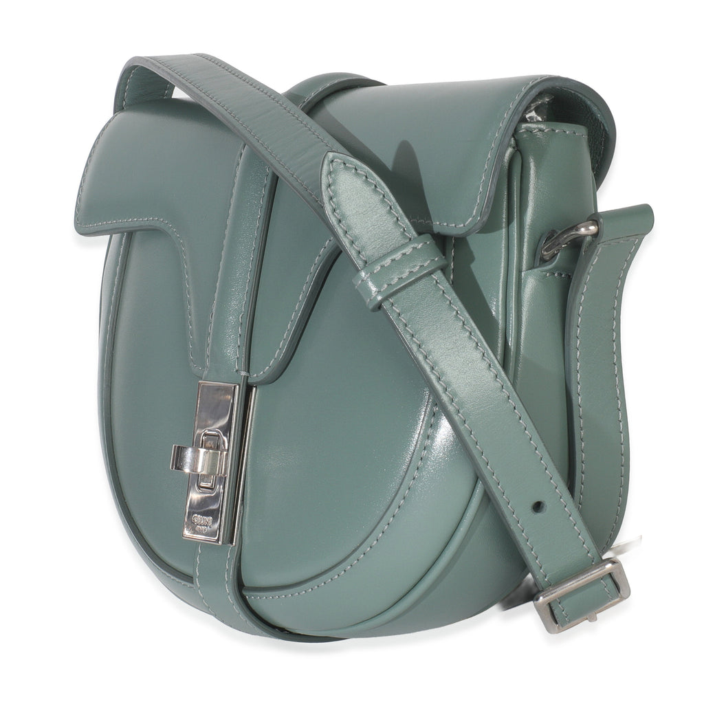 Celadon Satinated Calfskin Besace Small 16