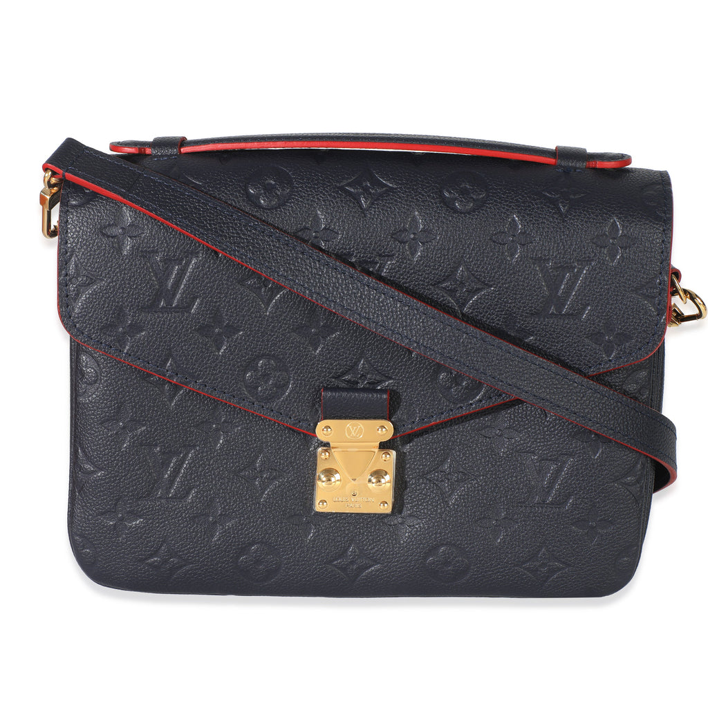 Louis Vuitton Marine Rouge Empreinte Pochette Metis