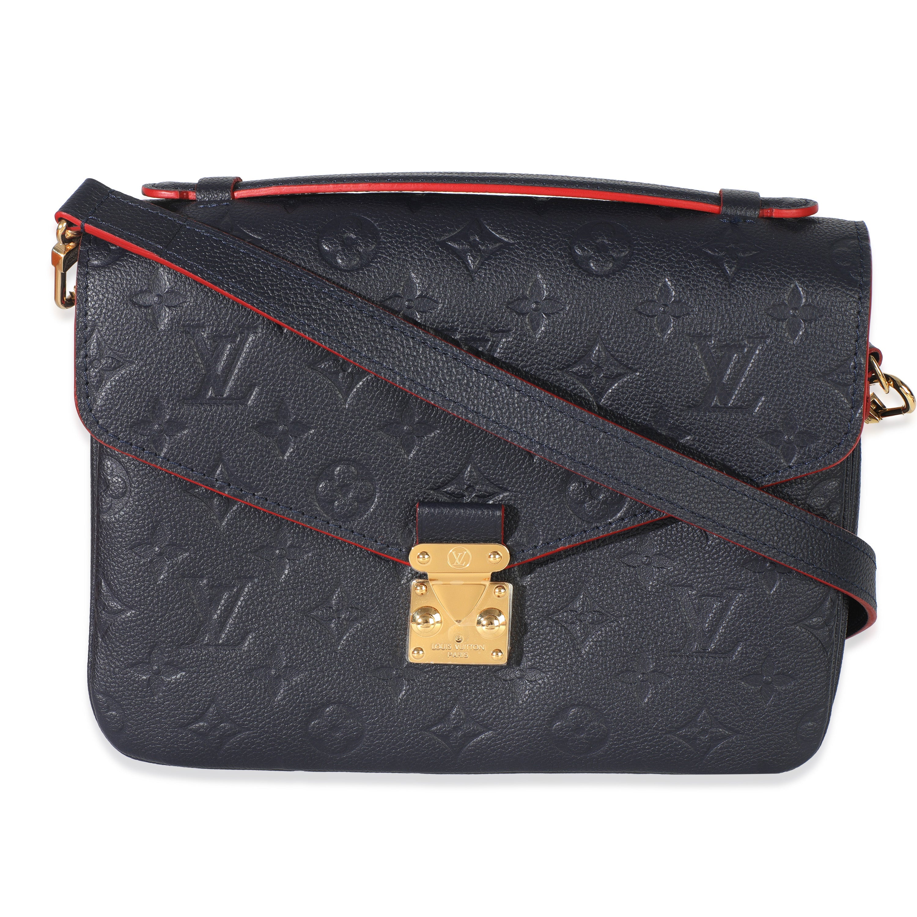 Louis Vuitton Marine Rouge Empreinte Pochette Metis
