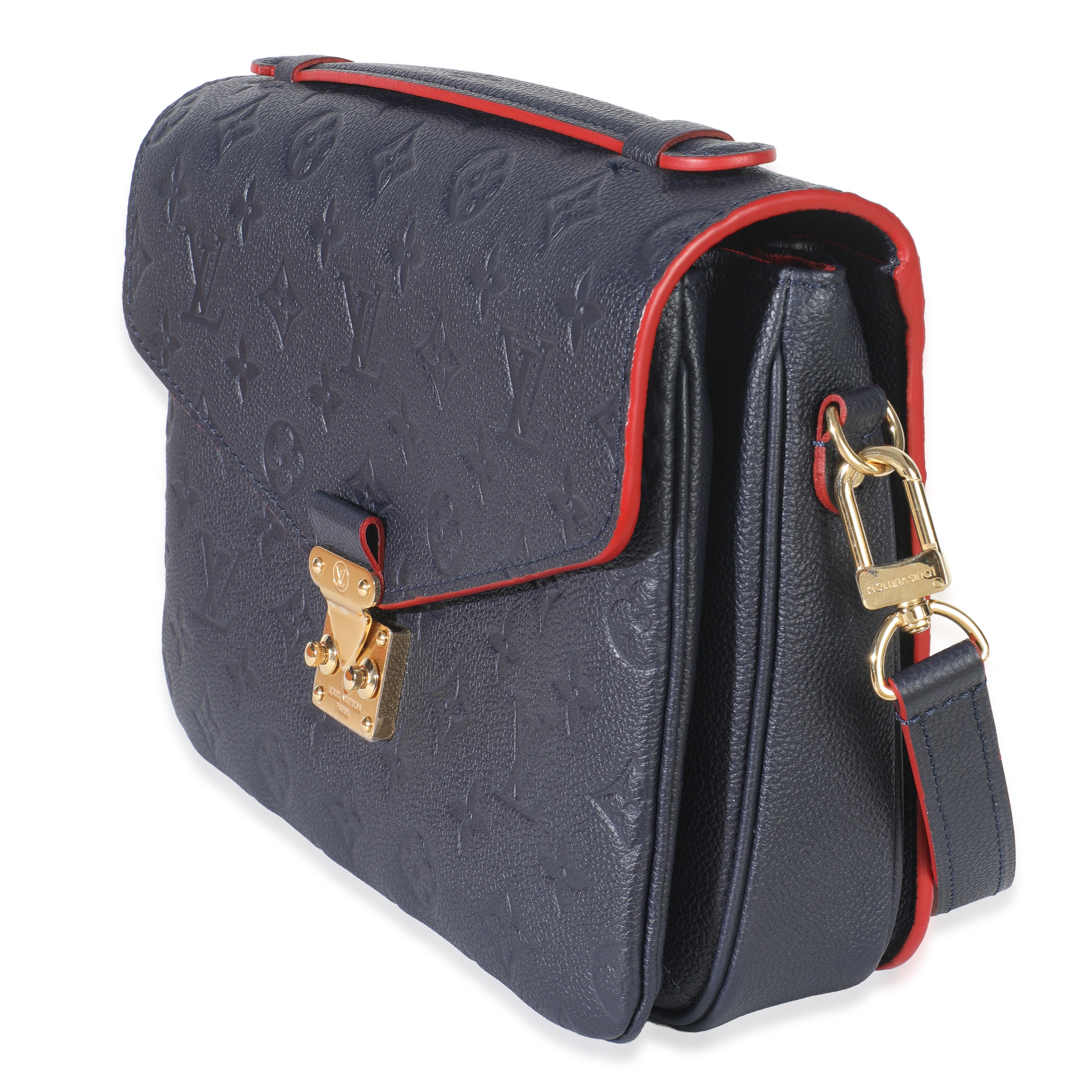 Louis Vuitton Marine Rouge Empreinte Pochette Metis