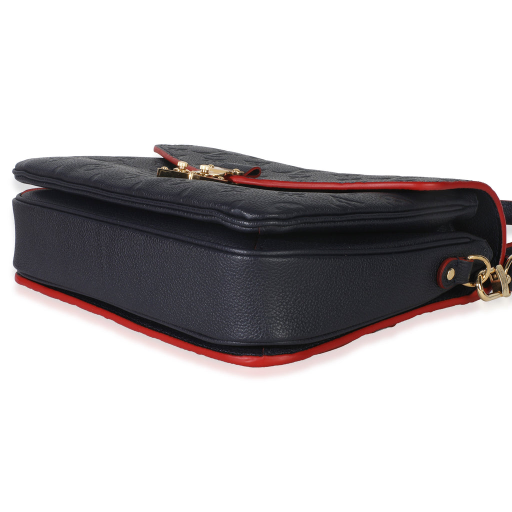 Louis Vuitton Marine Rouge Empreinte Pochette Metis