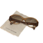 Louis Vuitton Brown Glitter Acetate Soupcon Sunglasses