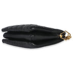 Louis Vuitton Black Monogram Embossed Lambskin Coussin PM