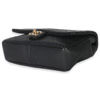 Chanel Black Quilted Lambskin Resin Elegant Chain Flap Bag