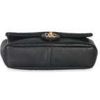 Chanel Black Quilted Lambskin Resin Elegant Chain Flap Bag