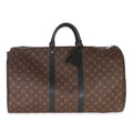 Louis Vuitton Monogram Macassar Keepall Bandouliere 55