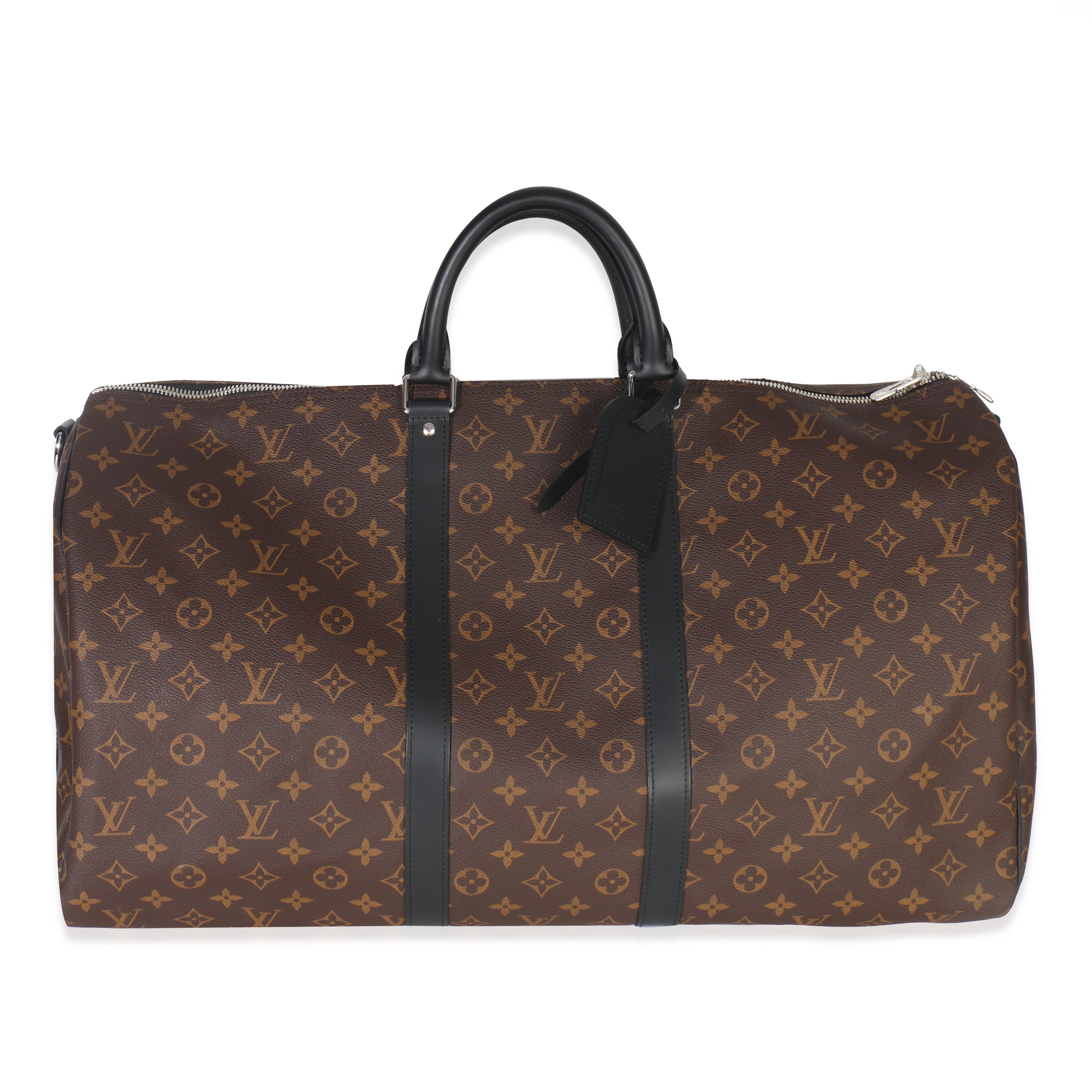 Louis Vuitton Monogram Macassar Keepall Bandouliere 55