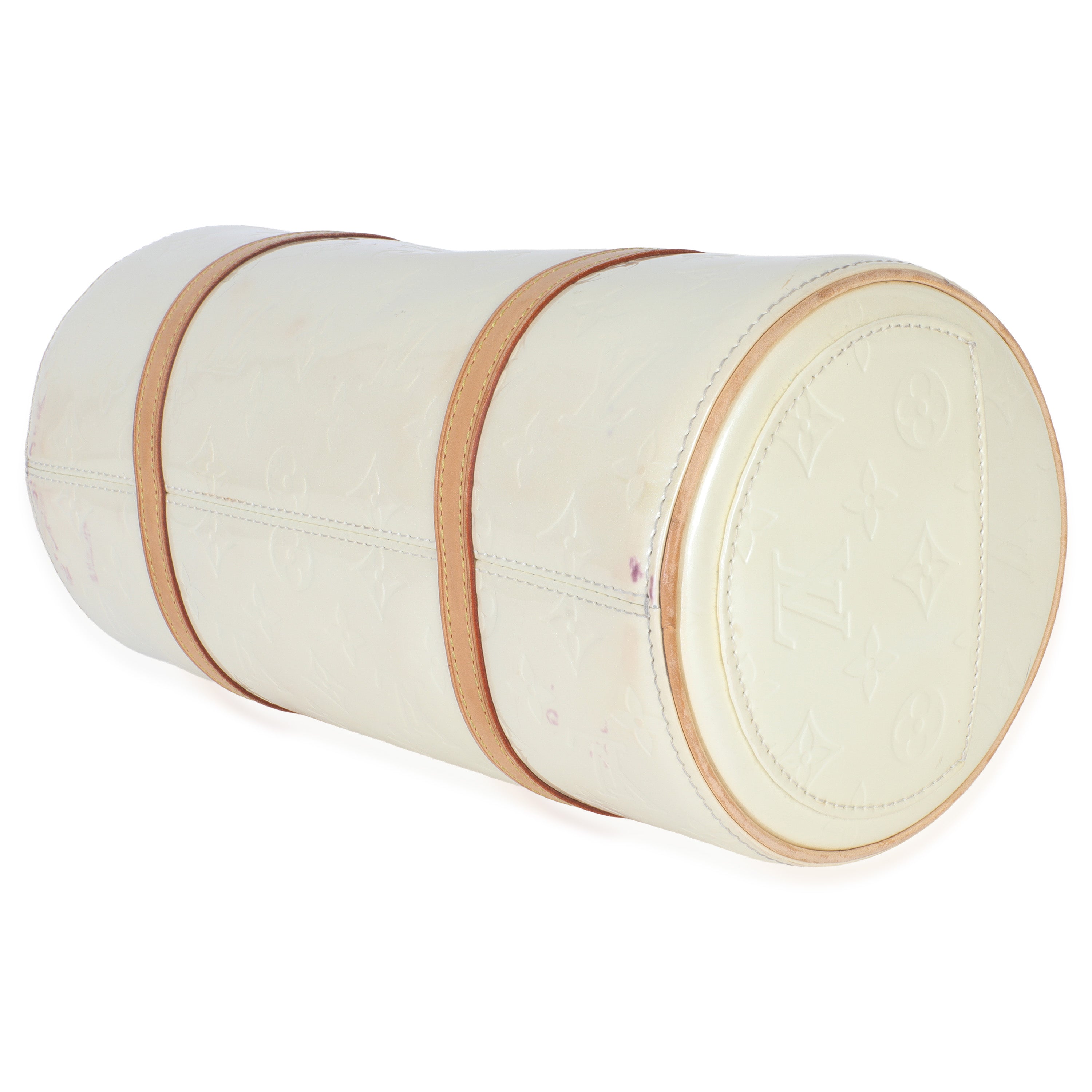 Louis Vuitton Ivory Monogram Vernis Papillon
