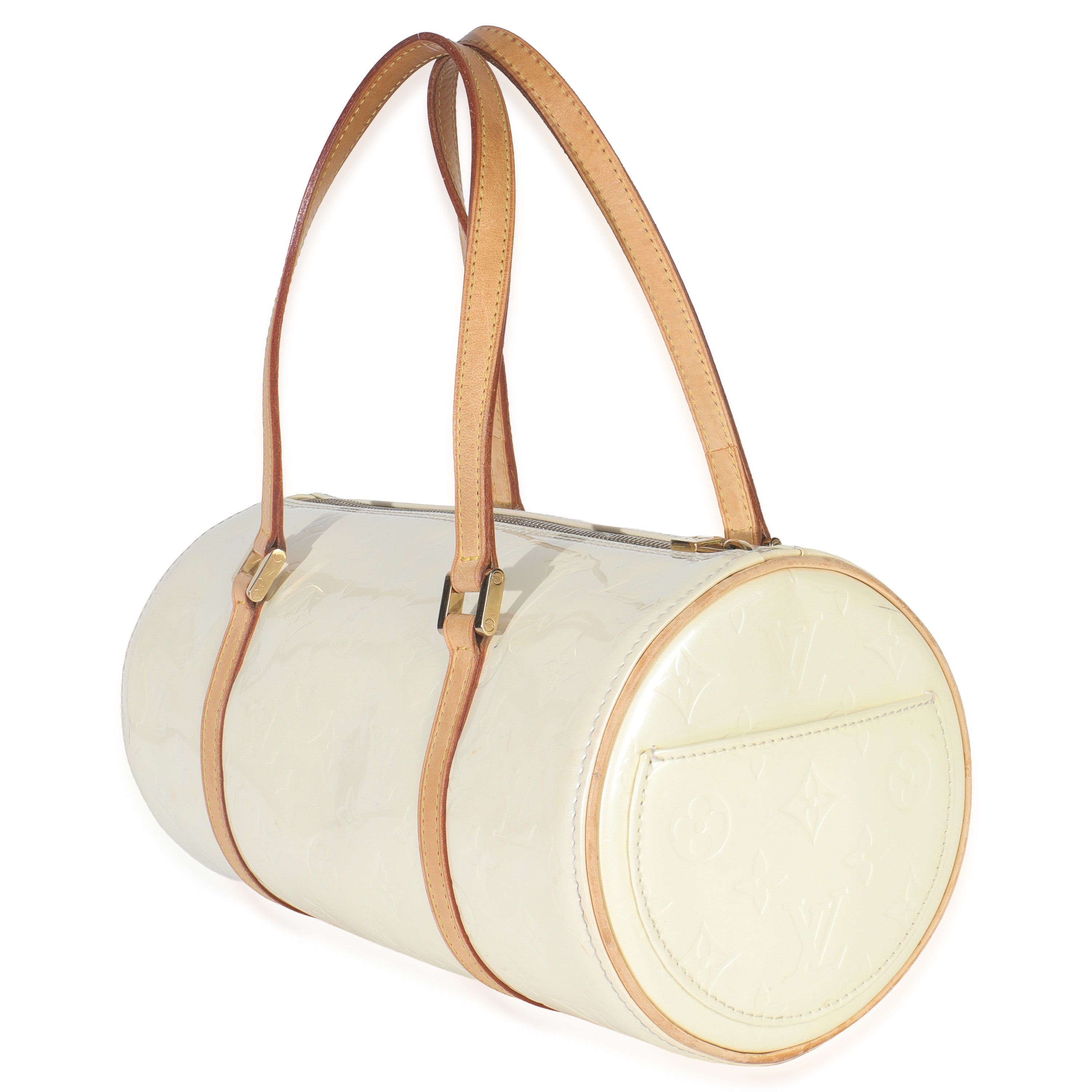 Louis Vuitton Ivory Monogram Vernis Papillon