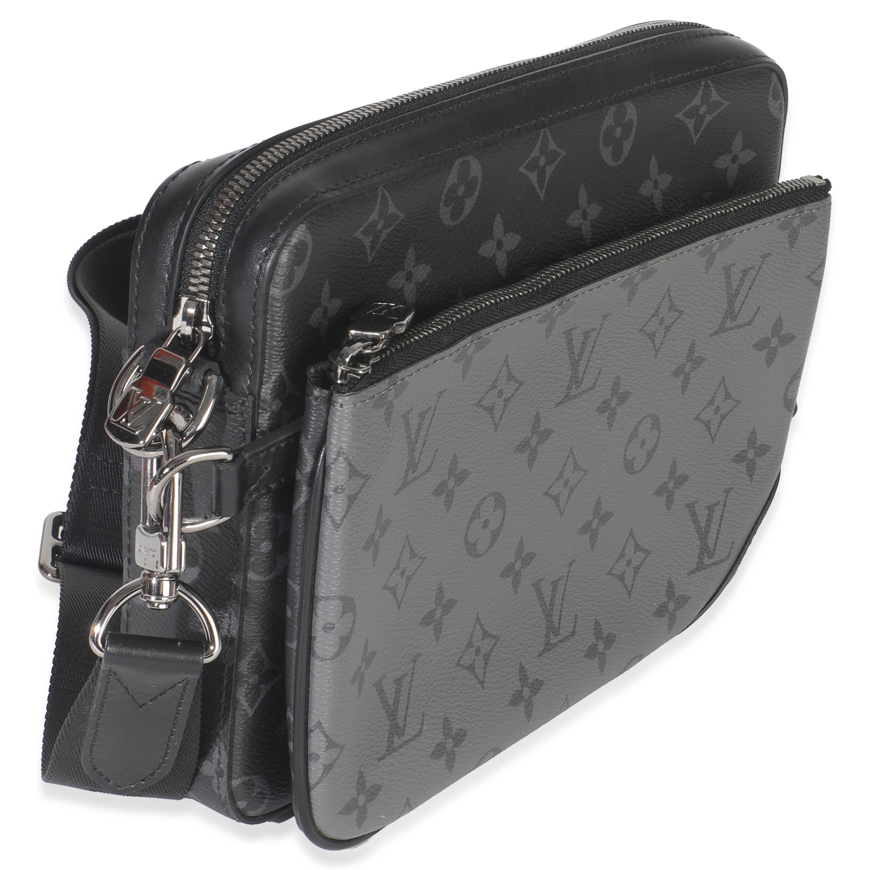 Louis Vuitton Monogram Eclipse Canvas Trio Messenger