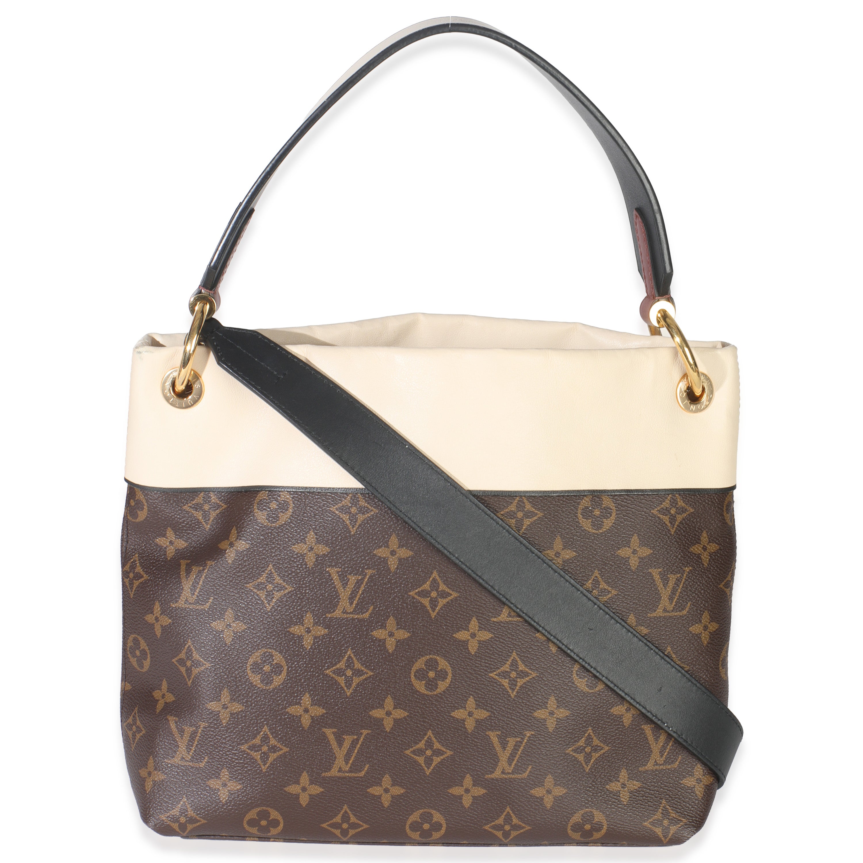 Louis Vuitton Creme Monogram Canvas Tuileries Besace