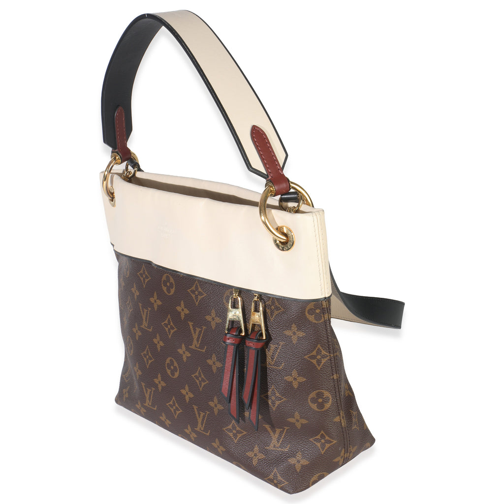 Louis Vuitton Creme Monogram Canvas Tuileries Besace