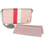Louis Vuitton Rose Ballerine Epi Stripe Felicie Pochette