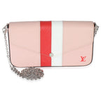 Louis Vuitton Rose Ballerine Epi Stripe Felicie Pochette
