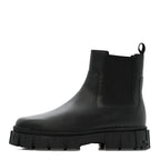 Fendi Calfskin Rubber Fendi Force Chelsea Boots 42 Black