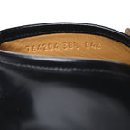 Gucci Cordovan Lux Womens Horsebit Platform Ankle Boots 38.5 Black