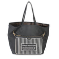Louis Vuitton Black Grained Leather Reversible Inside Out Neverfull MM