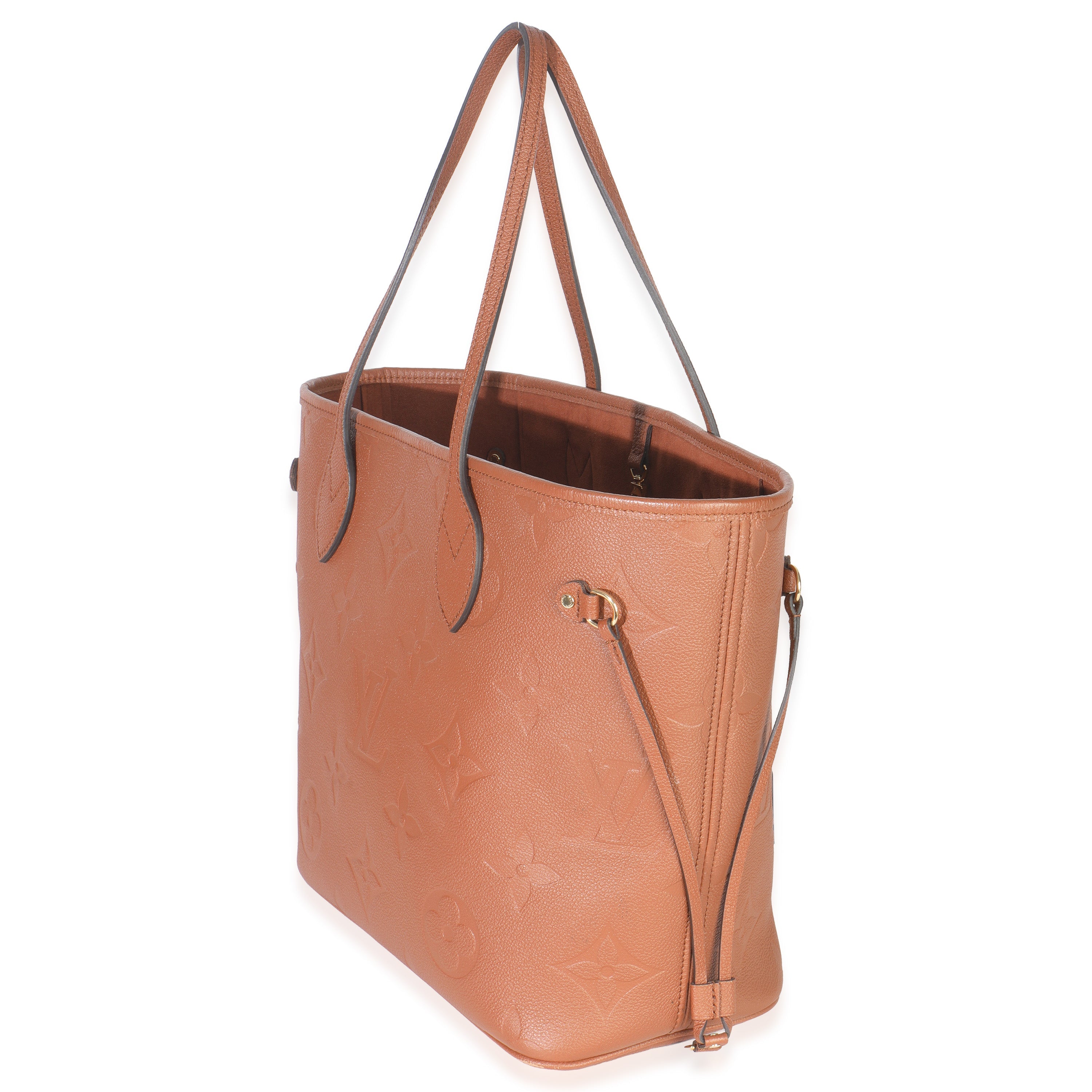 Louis Vuitton Cognac Empreinte Monogram Giant Neverfull MM
