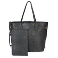 Louis Vuitton Black Giant Monogram Empreinte Neverfull MM
