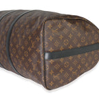 Louis Vuitton Monogram Macassar Canvas Keepall Bandouliere 55