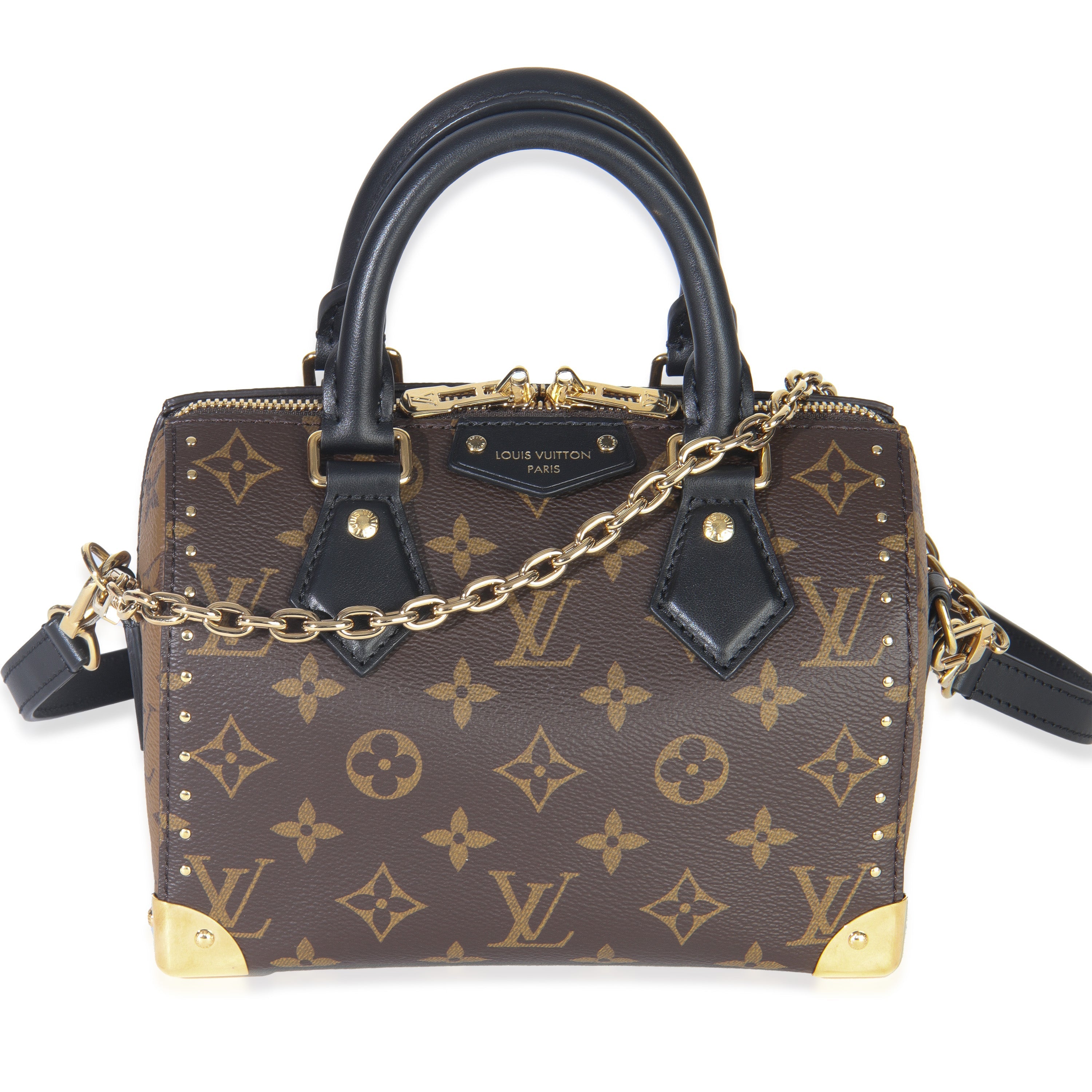 Louis Vuitton Reverse Monogram Canvas Speedy Trunk 20
