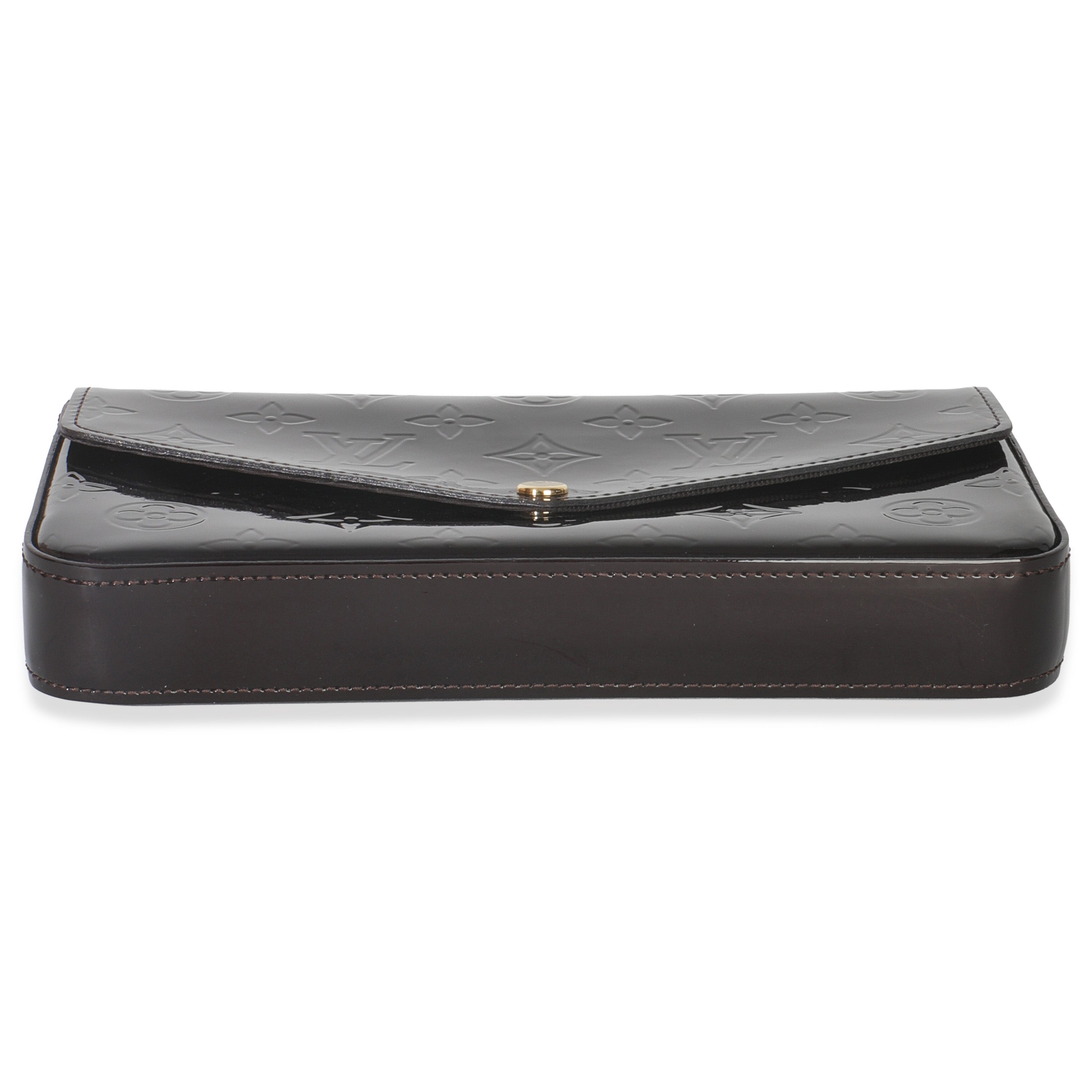 Louis Vuitton Amarante Monogram Vernis Pochette Felicie