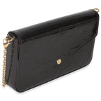 Louis Vuitton Amarante Monogram Vernis Pochette Felicie
