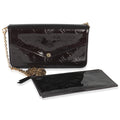 Louis Vuitton Amarante Monogram Vernis Pochette Felicie