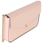 Louis Vuitton Rose Ballerine Monogram Vernis Felicie Pochette