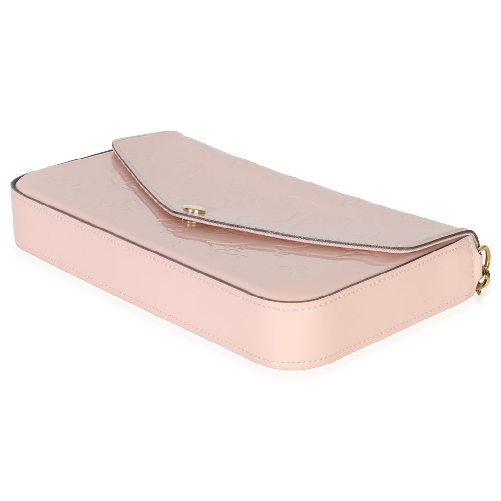 Louis Vuitton Rose Ballerine Monogram Vernis Felicie Pochette