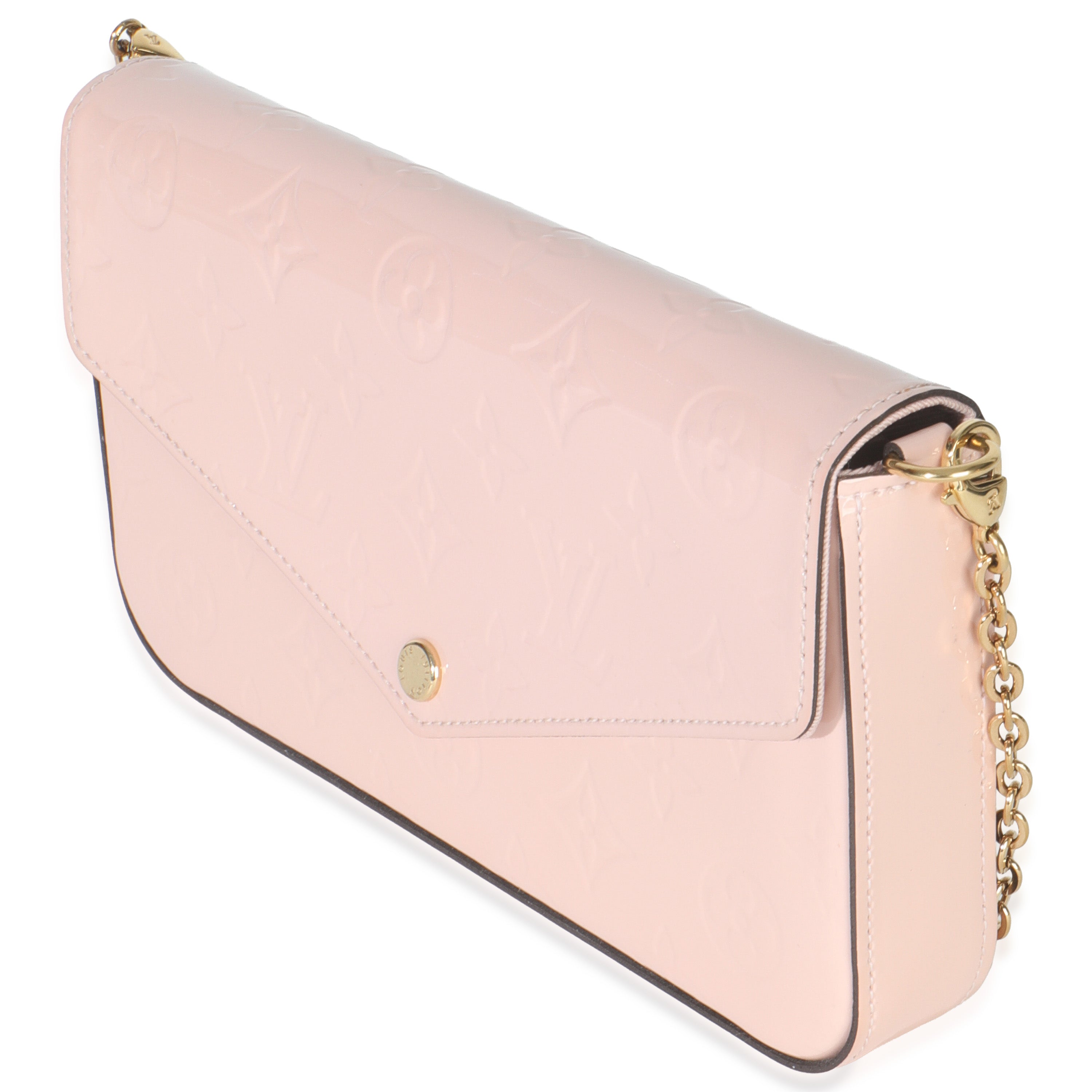 Louis Vuitton Rose Ballerine Monogram Vernis Felicie Pochette