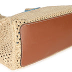 Louis Vuitton Natural Raffia Calfskin Portofino OnTheGo MM
