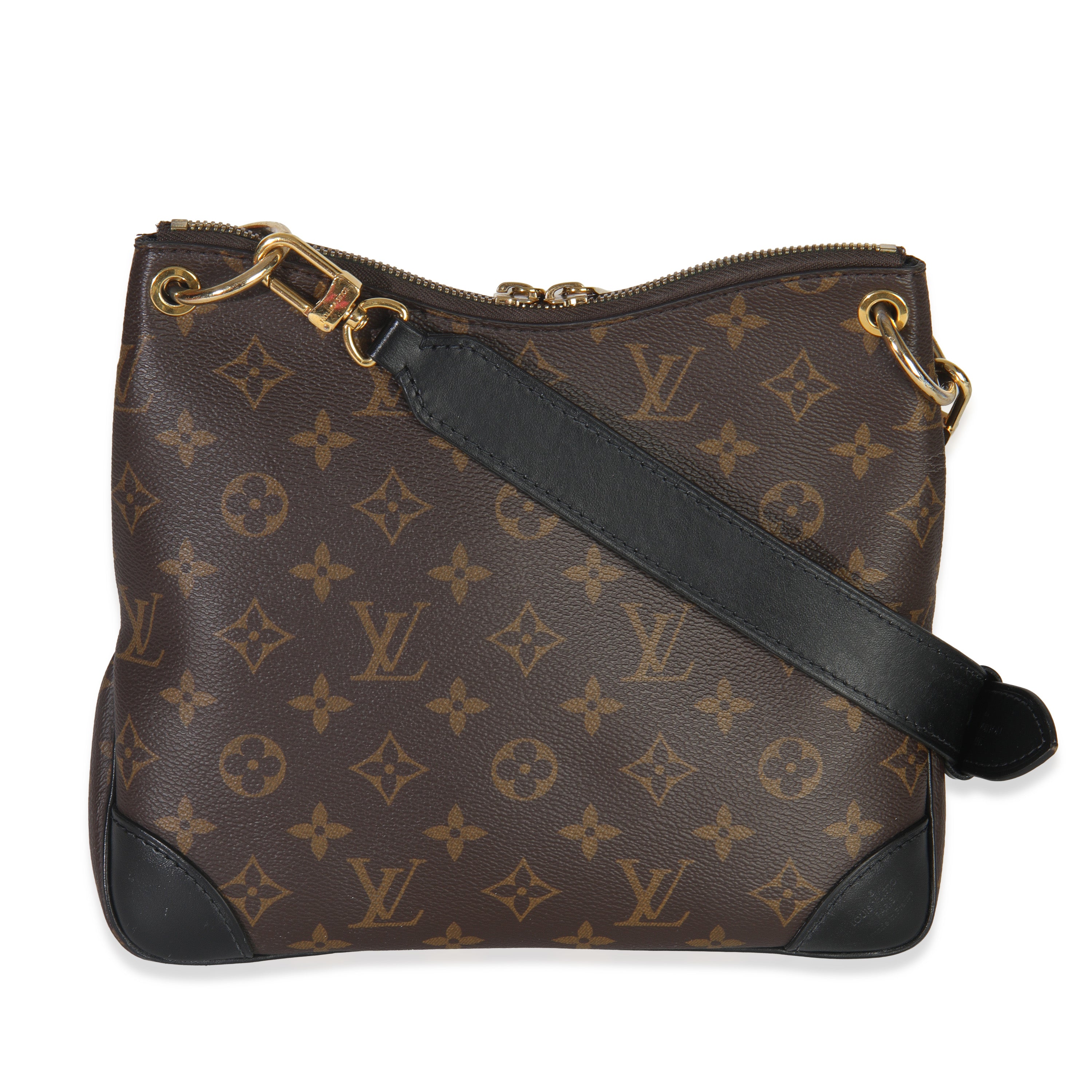 Louis Vuitton Black Monogram Canvas Odeon PM NM