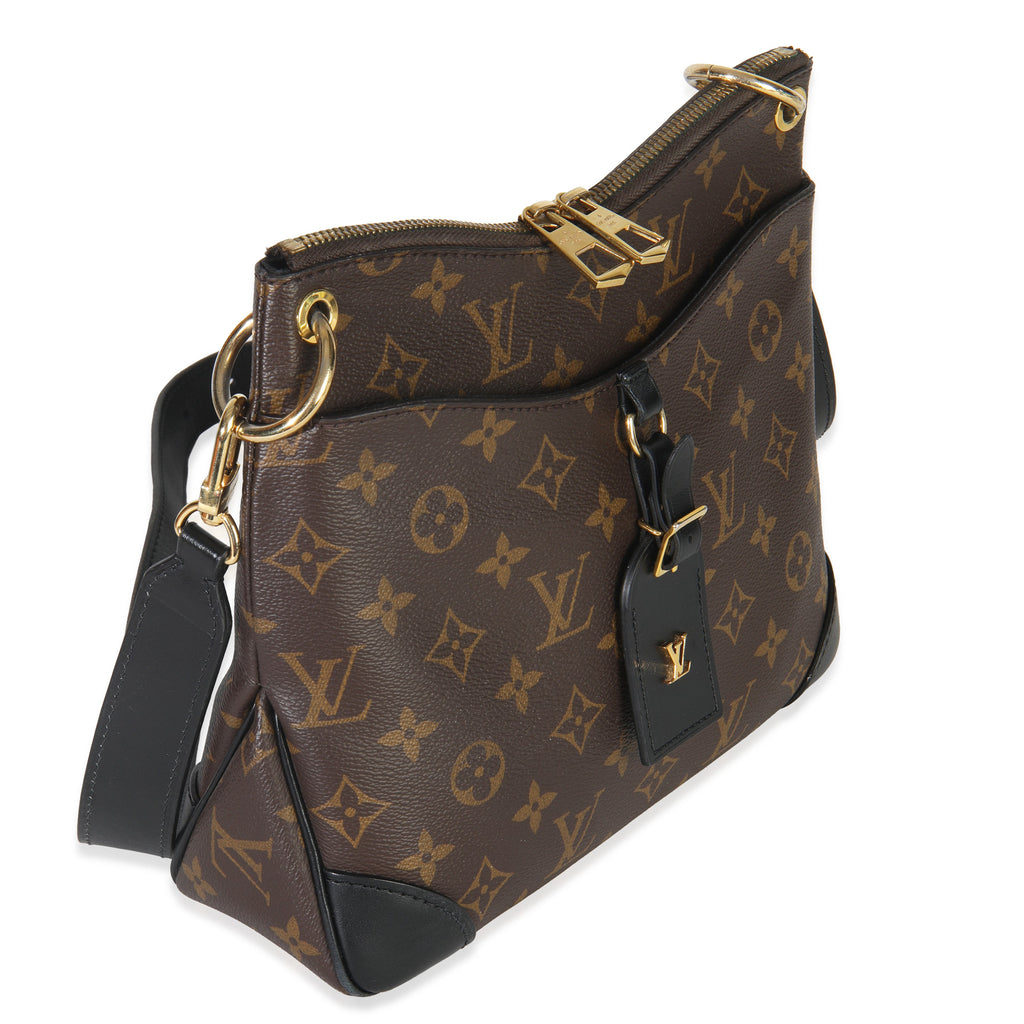 Louis Vuitton Black Monogram Canvas Odeon PM NM