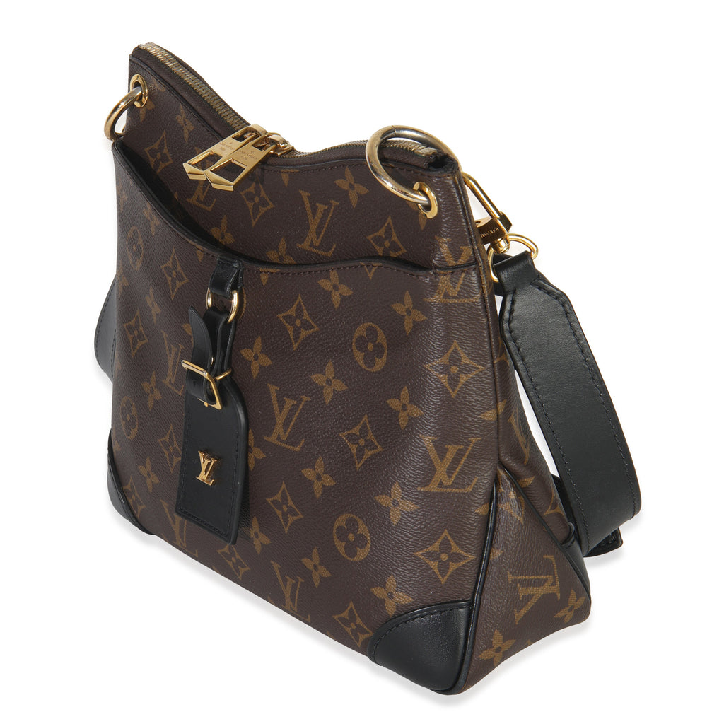 Louis Vuitton Black Monogram Canvas Odeon PM NM