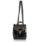 Louis Vuitton Black Patent Monogram Hot Springs Backpack