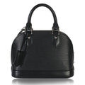 Louis Vuitton Black Epi Alma BB