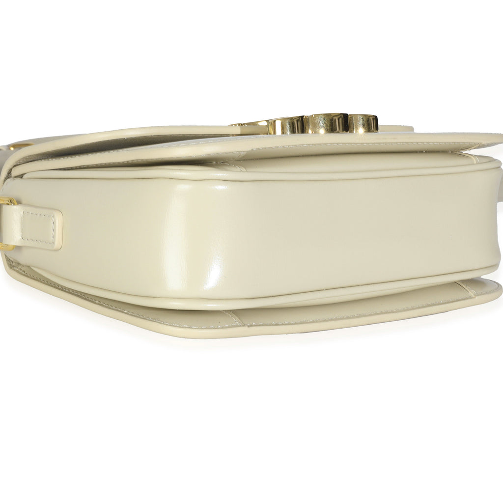 Light Stone Shiny Calfskin Classique Triomphe Bag