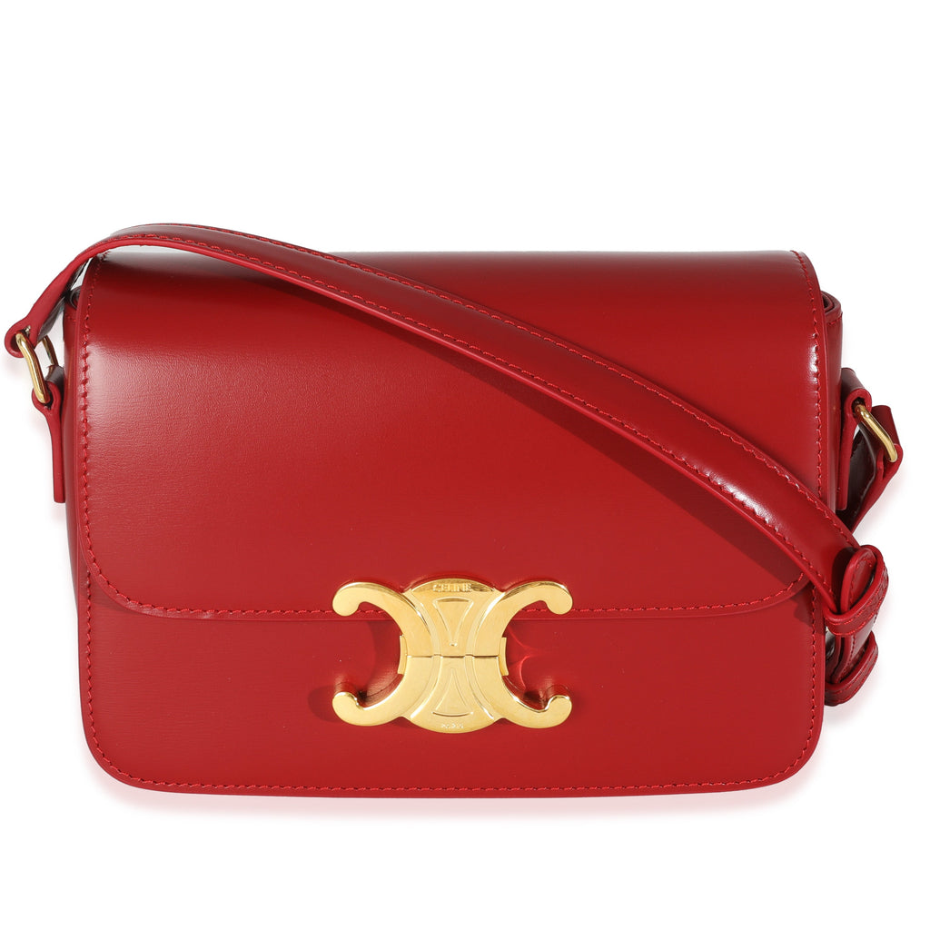 Red Shiny Calfskin Teen Triomphe