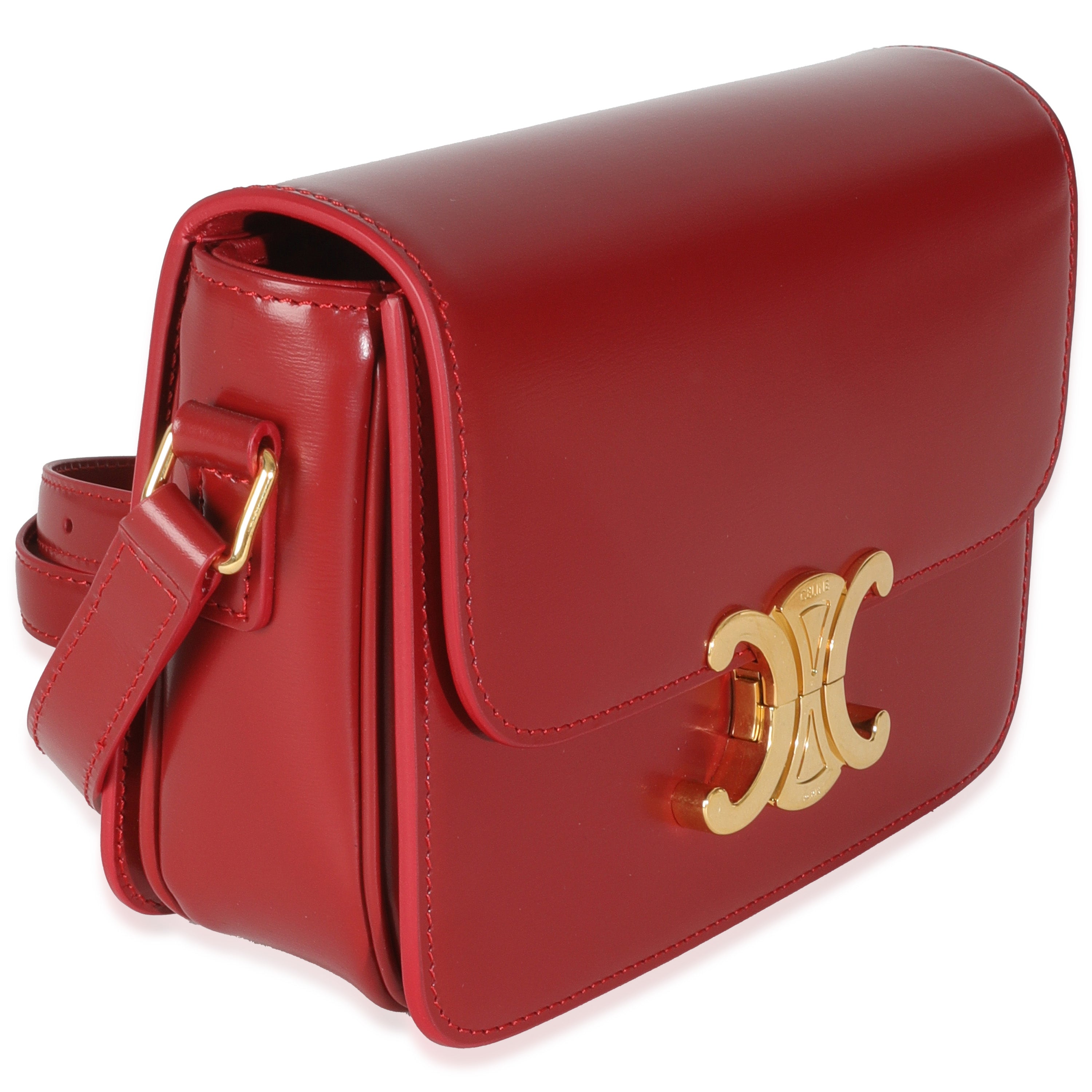 Red Shiny Calfskin Teen Triomphe
